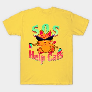 Help Cats Sos T-Shirt